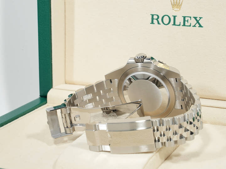 Rolex GMT Master II Ref.126710GRNR SS Black Dial Jubilee Bracelet Unused h9dmu34y