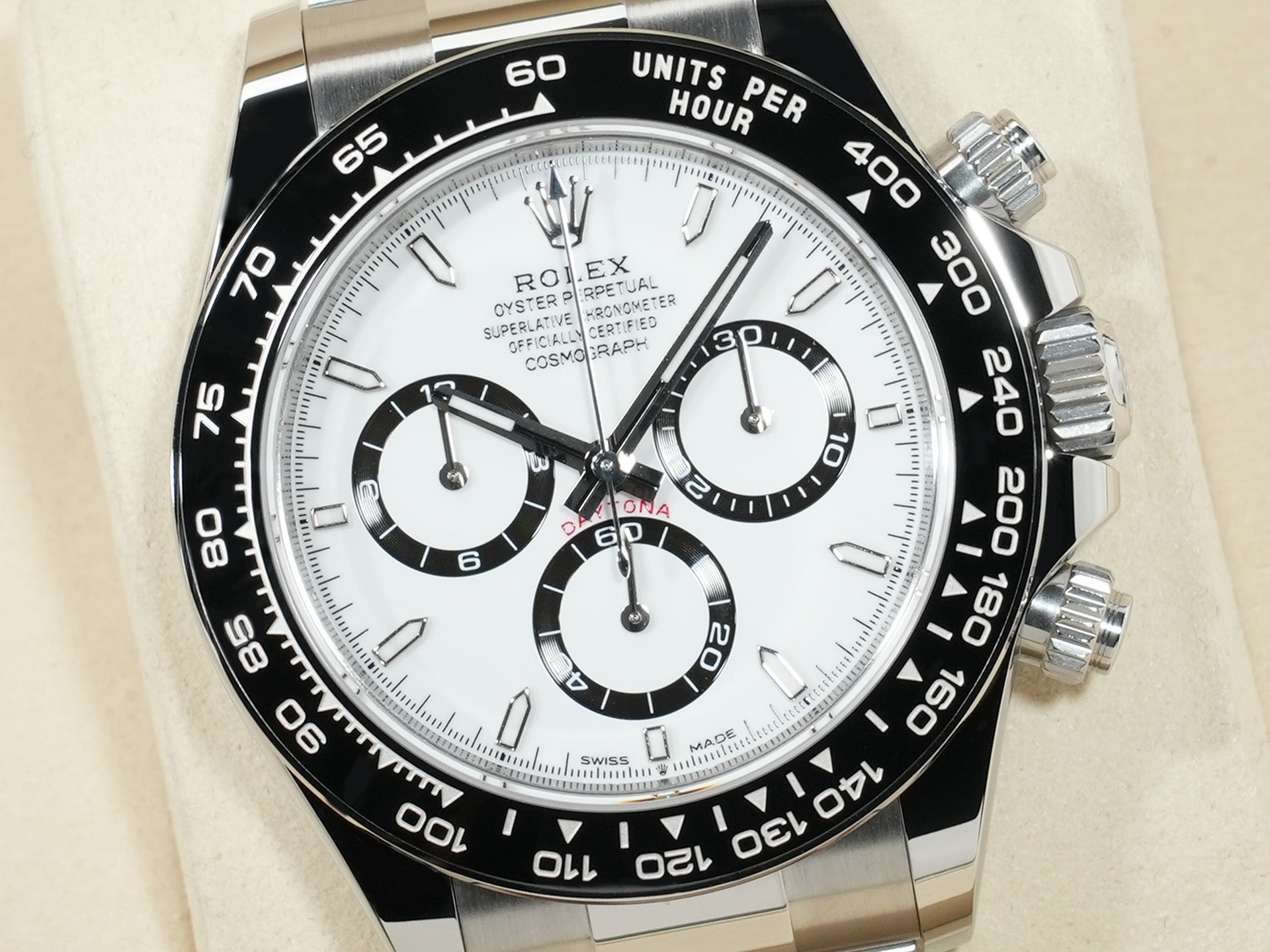 ロレックス デイトナ Ref.126500LN ステンレススチール ホワイト文字盤