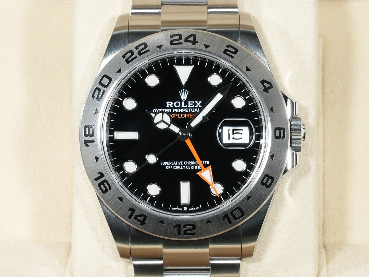 ロレックス エクスプローラーII Ref.226570 SS ブラック文字盤 美品 n849exsi