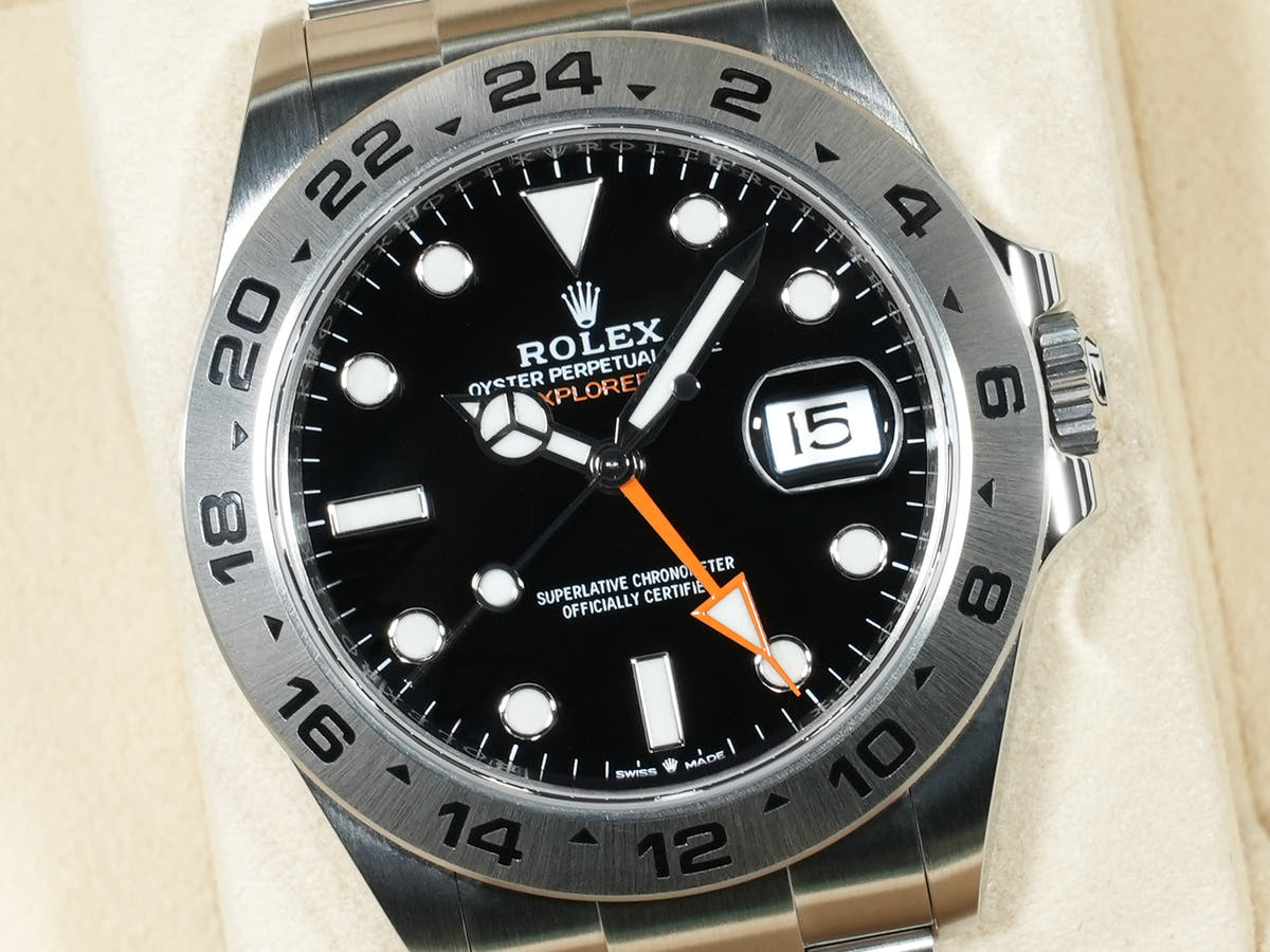 ロレックス エクスプローラーII Ref.226570 SS ブラック文字盤 美品 n849exsi