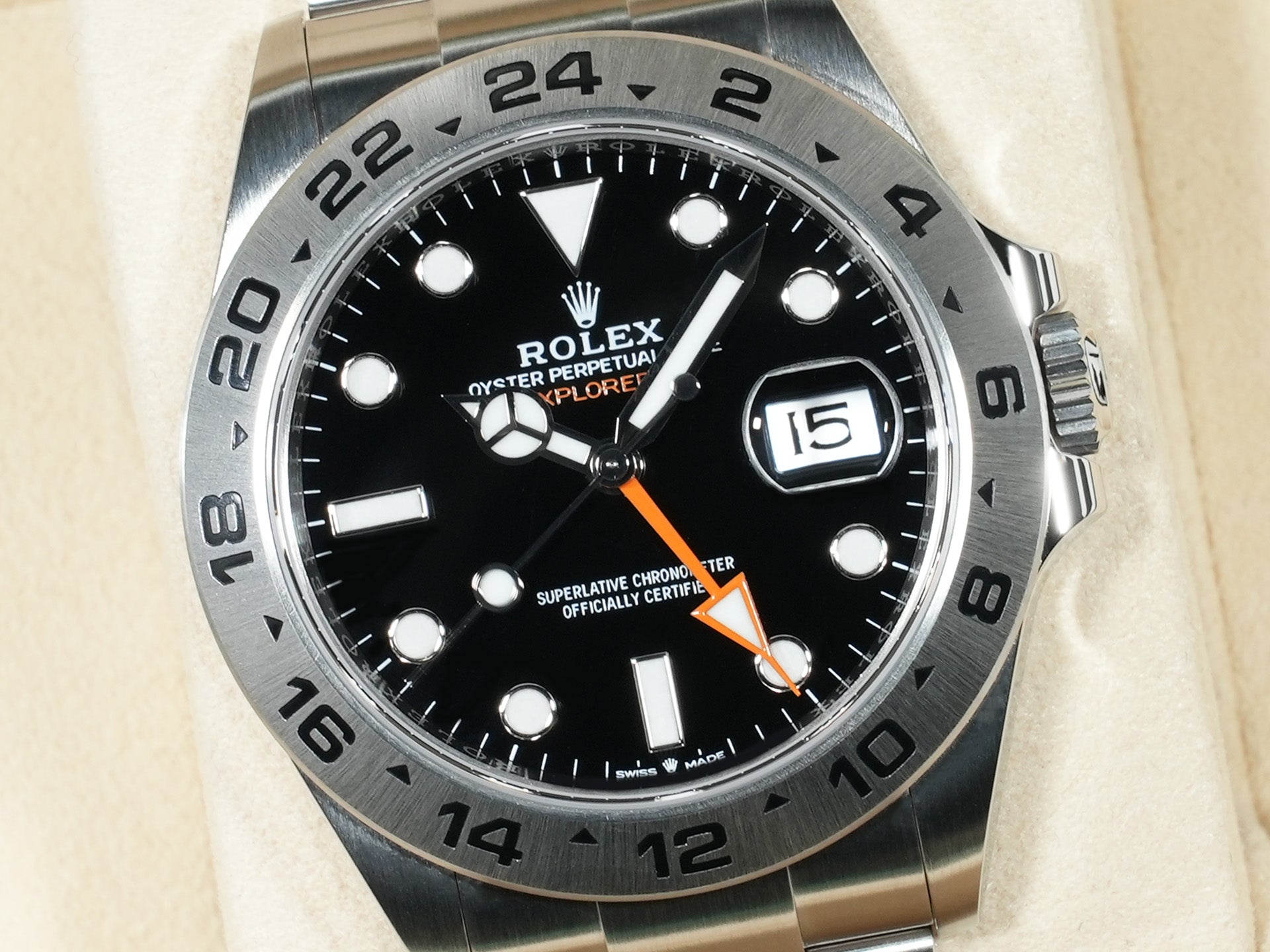 ロレックス エクスプローラーII Ref.226570 SS ブラック文字盤 美品 n849exsi