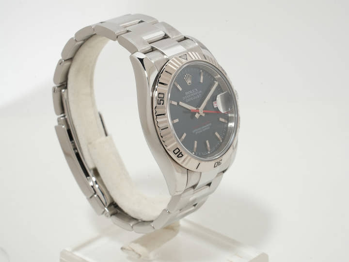 Rolex Datejust Turn-O-Graph Ref.116264 SS/WG Blue Dial Oyster Bracelet Used 5huygqmv