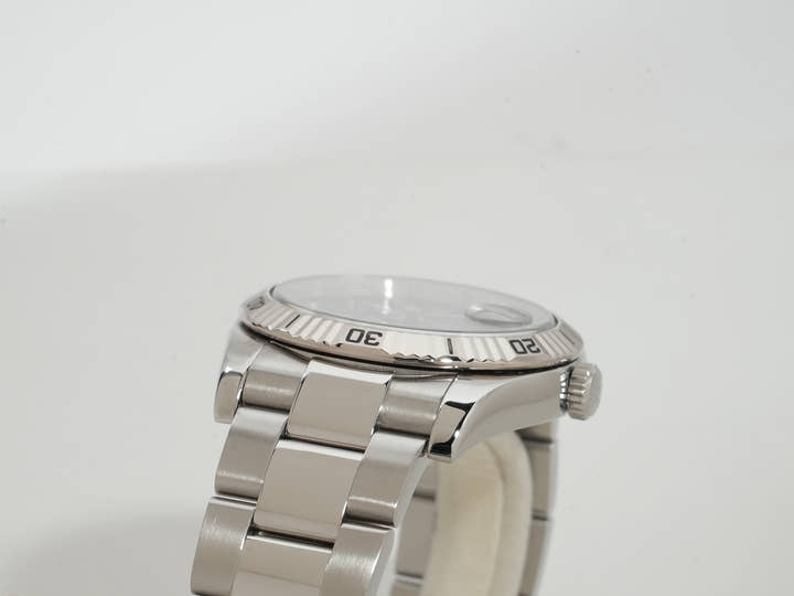 Rolex Datejust Turn-O-Graph Ref.116264 SS/WG Blue Dial Oyster Bracelet Used 5huygqmv