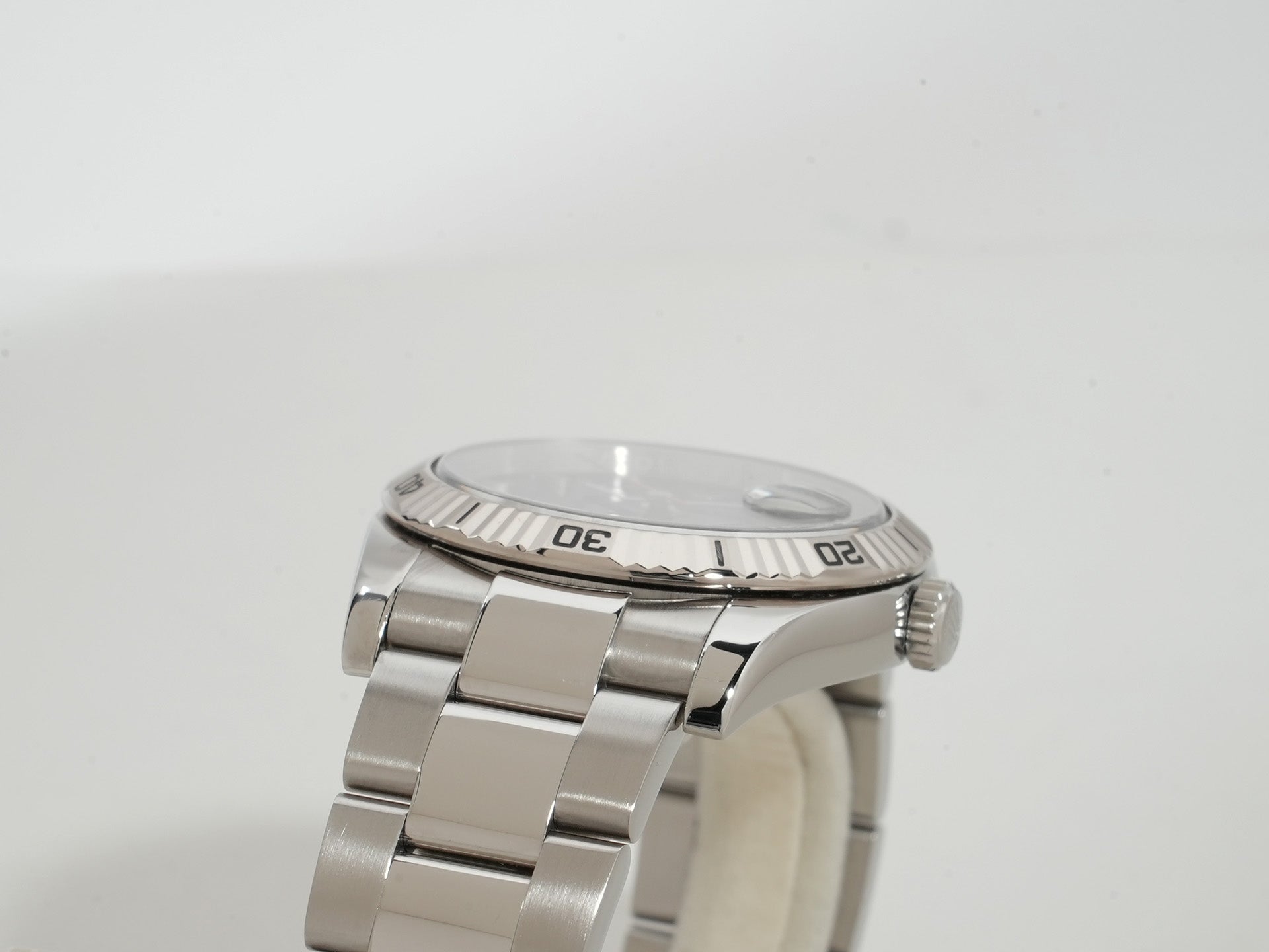 ロレックス デイトジャスト ターノグラフ Ref.116264 SS/WG ブルー文字盤 オイスターブレスレット 中古 5huygqmv