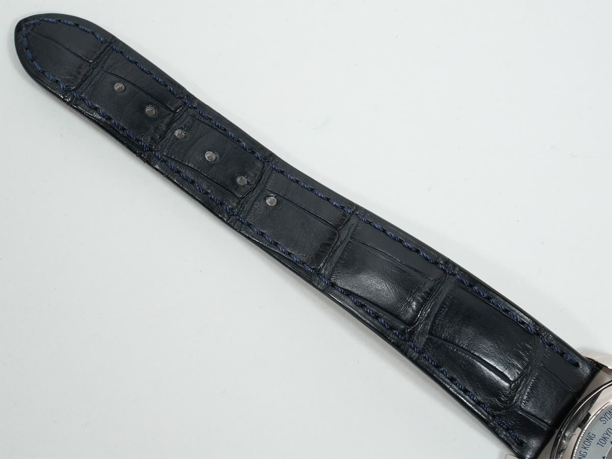 パテックフィリップ ワールドタイム TIFFANY&CO. Ref.5130G-001 18KWG シルバー文字盤 美品 frsmnbr3