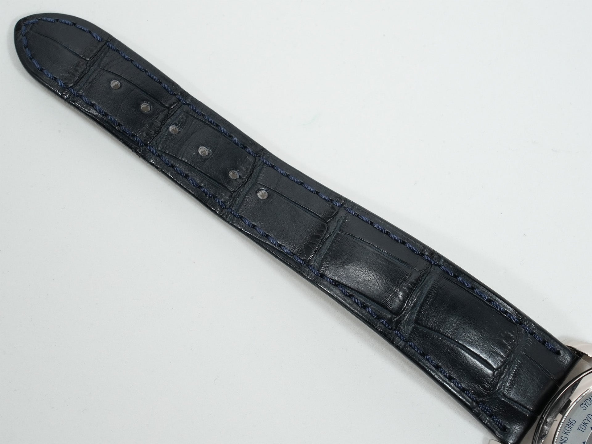 パテックフィリップ ワールドタイム TIFFANY&CO. Ref.5130G-001 18KWG シルバー文字盤 美品 frsmnbr3