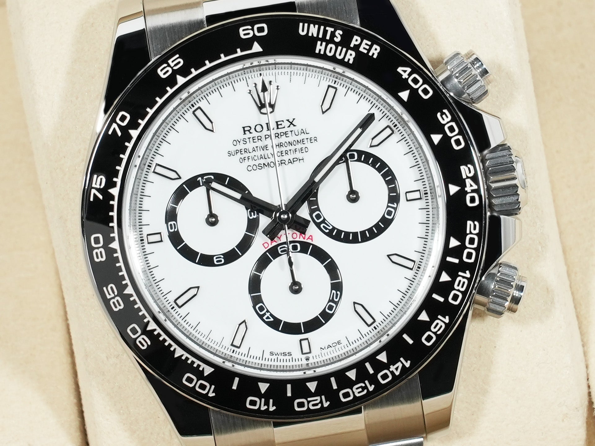 ロレックス デイトナ Ref.126500LN SS ホワイト文字盤 未使用 ejka282c