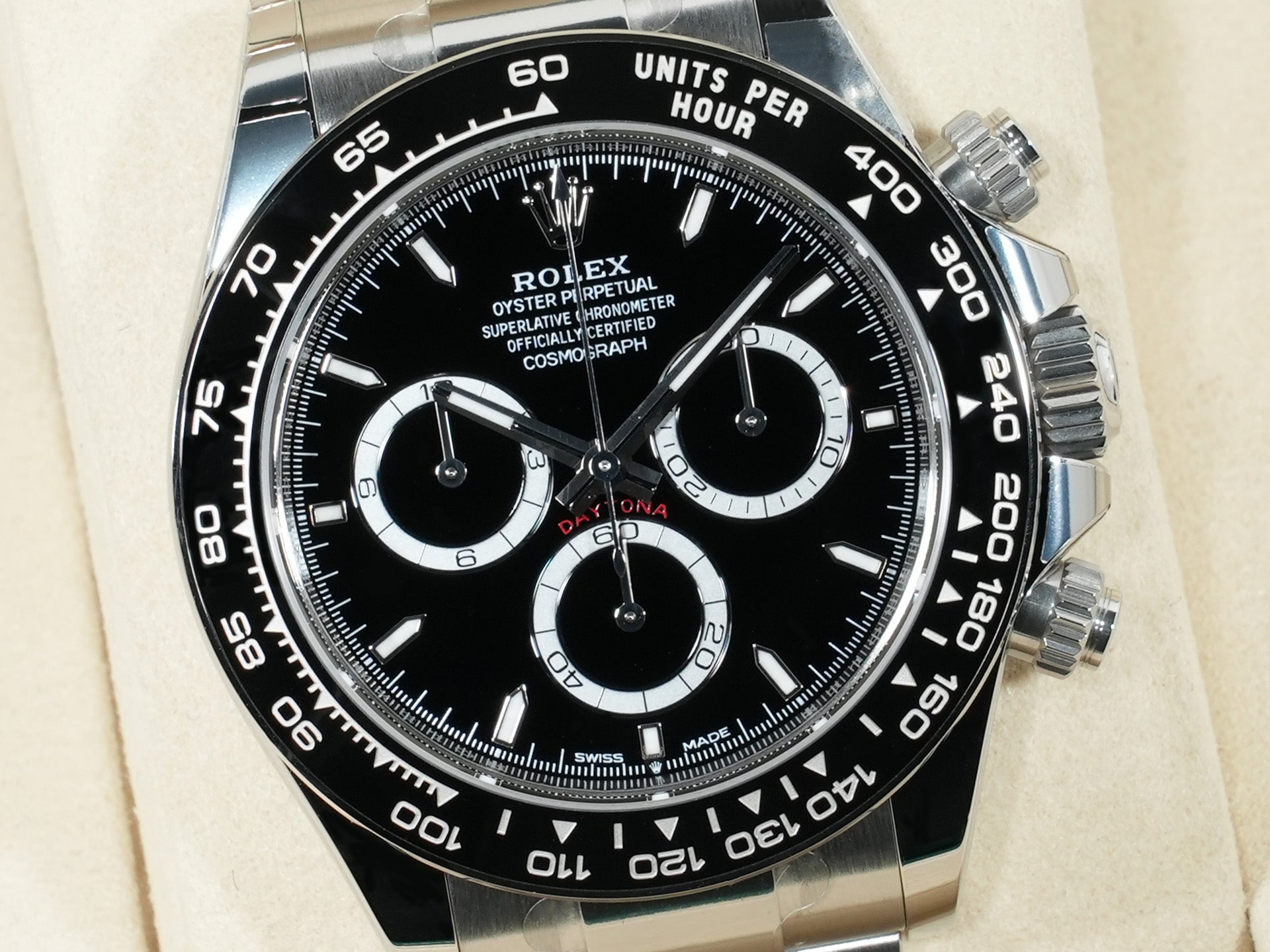 ロレックス デイトナ Ref.126500LN SS ブラック文字盤 未使用 ypoz8ii5