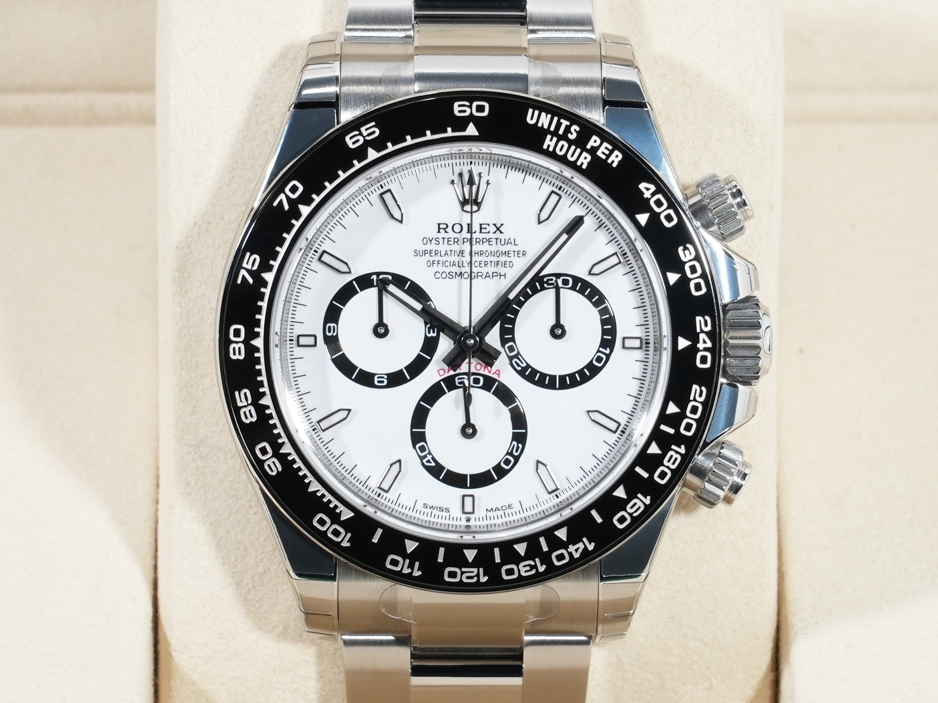 ロレックス デイトナ Ref.126500LN SS ホワイト文字盤 未使用 8795sarh
