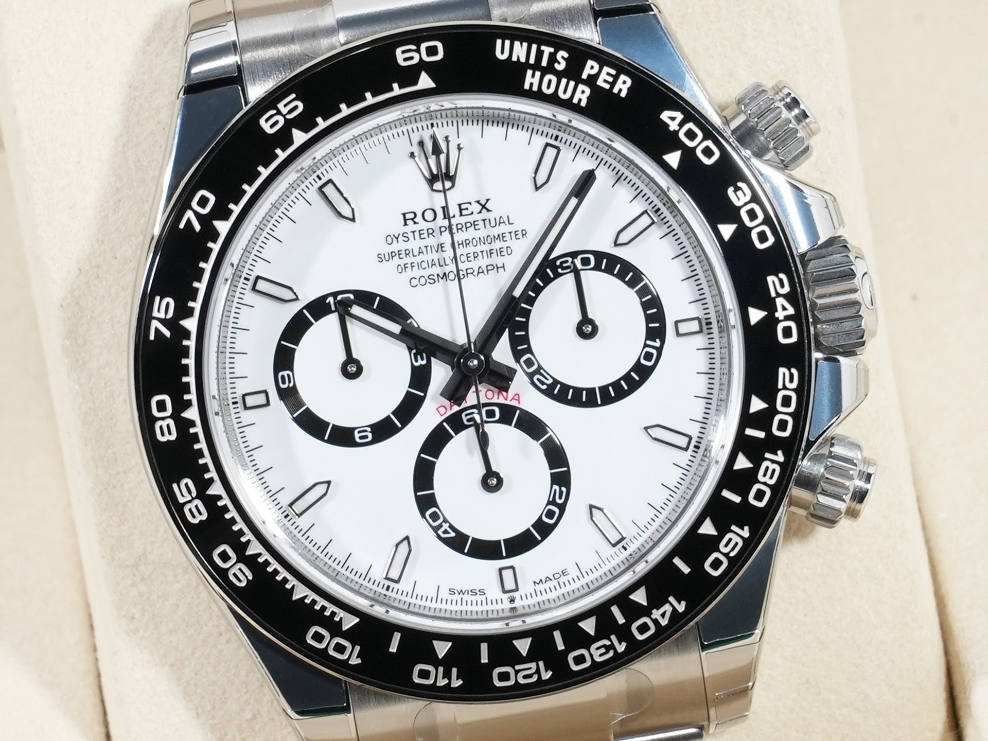 ロレックス デイトナ Ref.126500LN ステンレススチール ホワイト文字盤