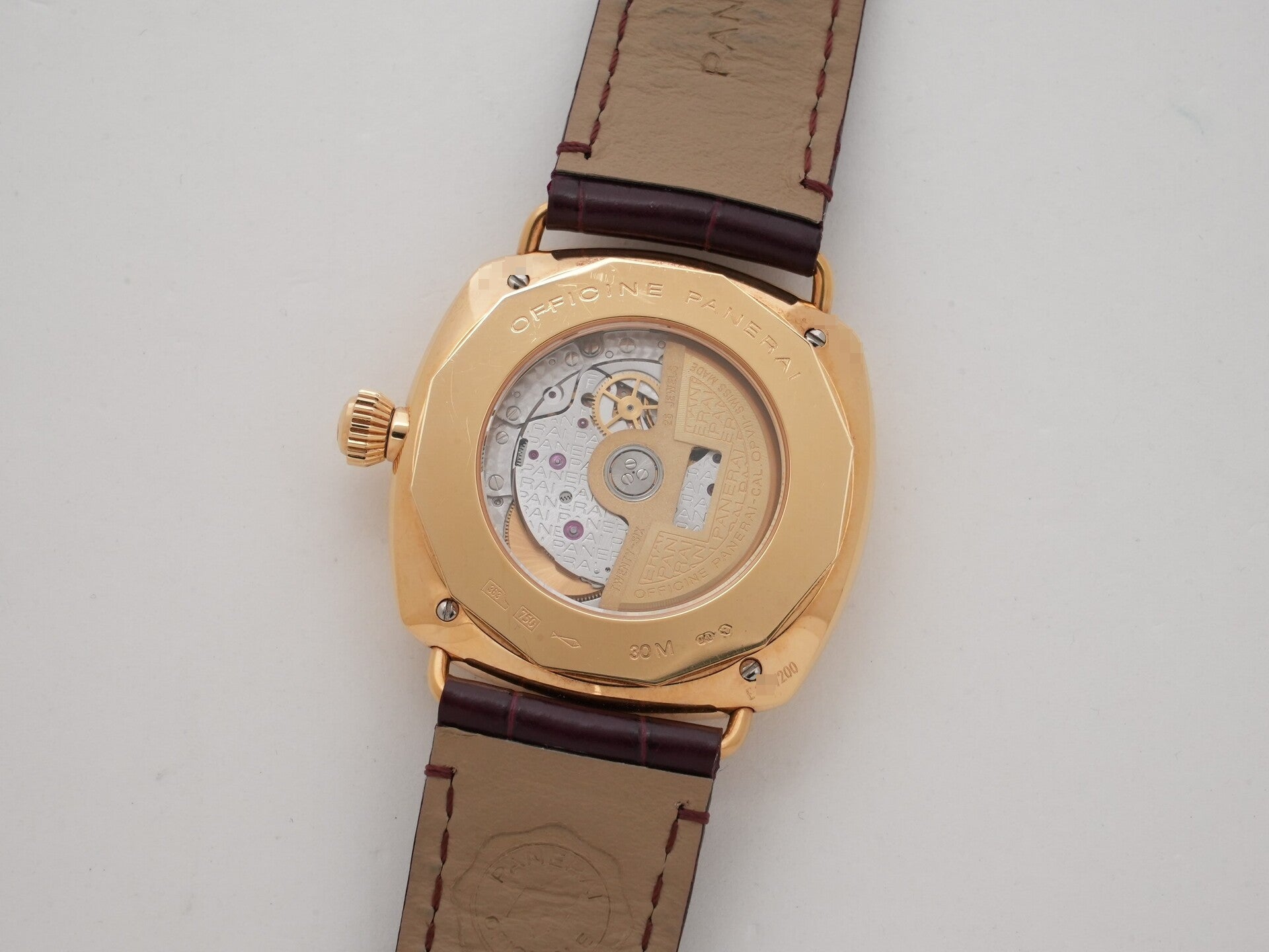 パネライ ラジオミール Ref.PAM00138 18KREG ブラック文字盤 中古 napj6o89
