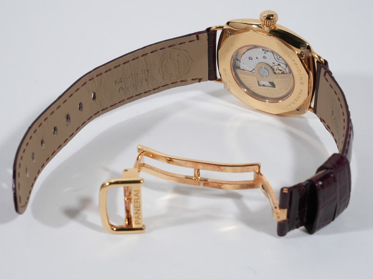 パネライ ラジオミール Ref.PAM00138 18KREG ブラック文字盤 中古 napj6o89