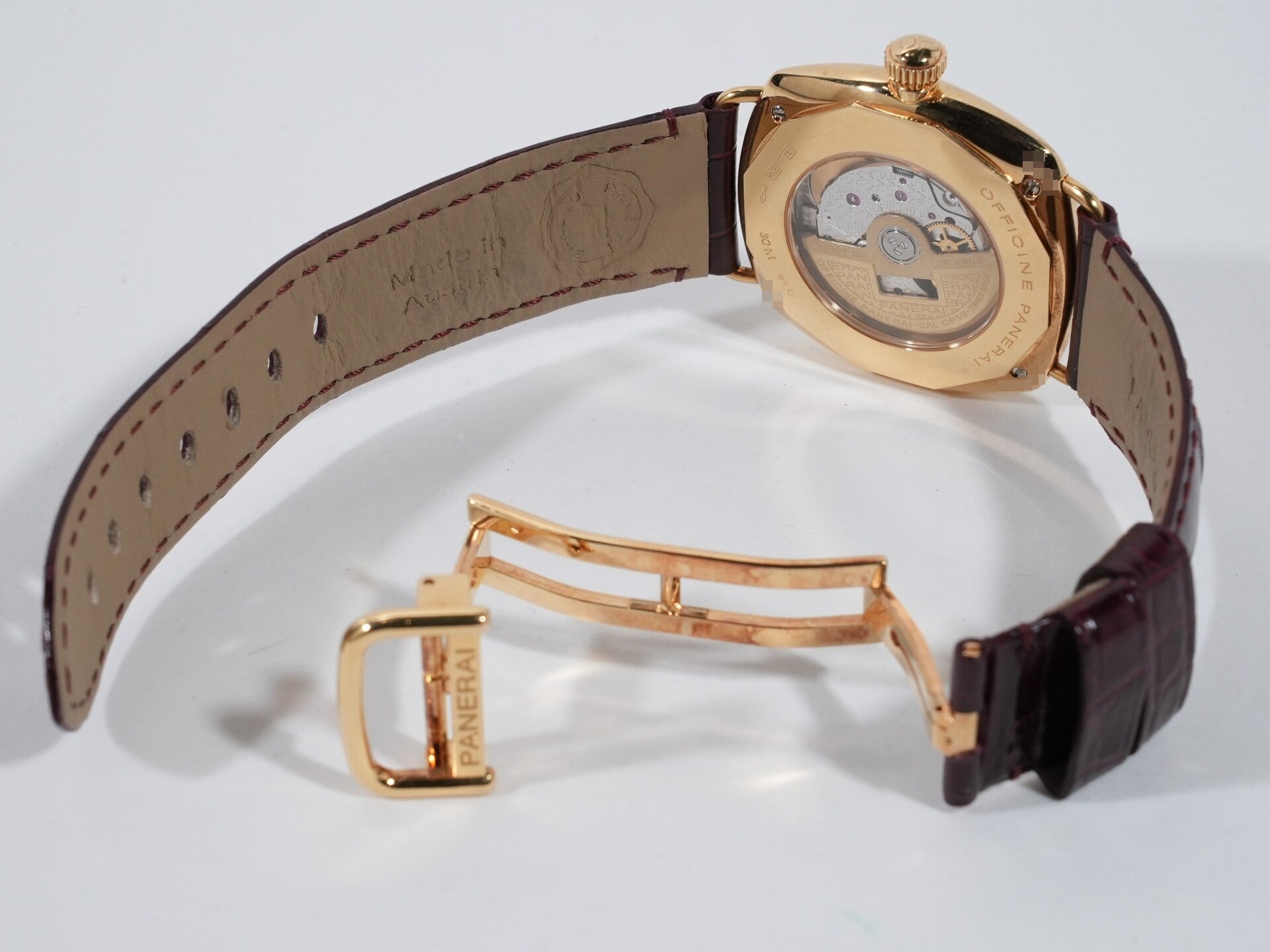 パネライ ラジオミール Ref.PAM00138 18KREG ブラック文字盤 中古 napj6o89