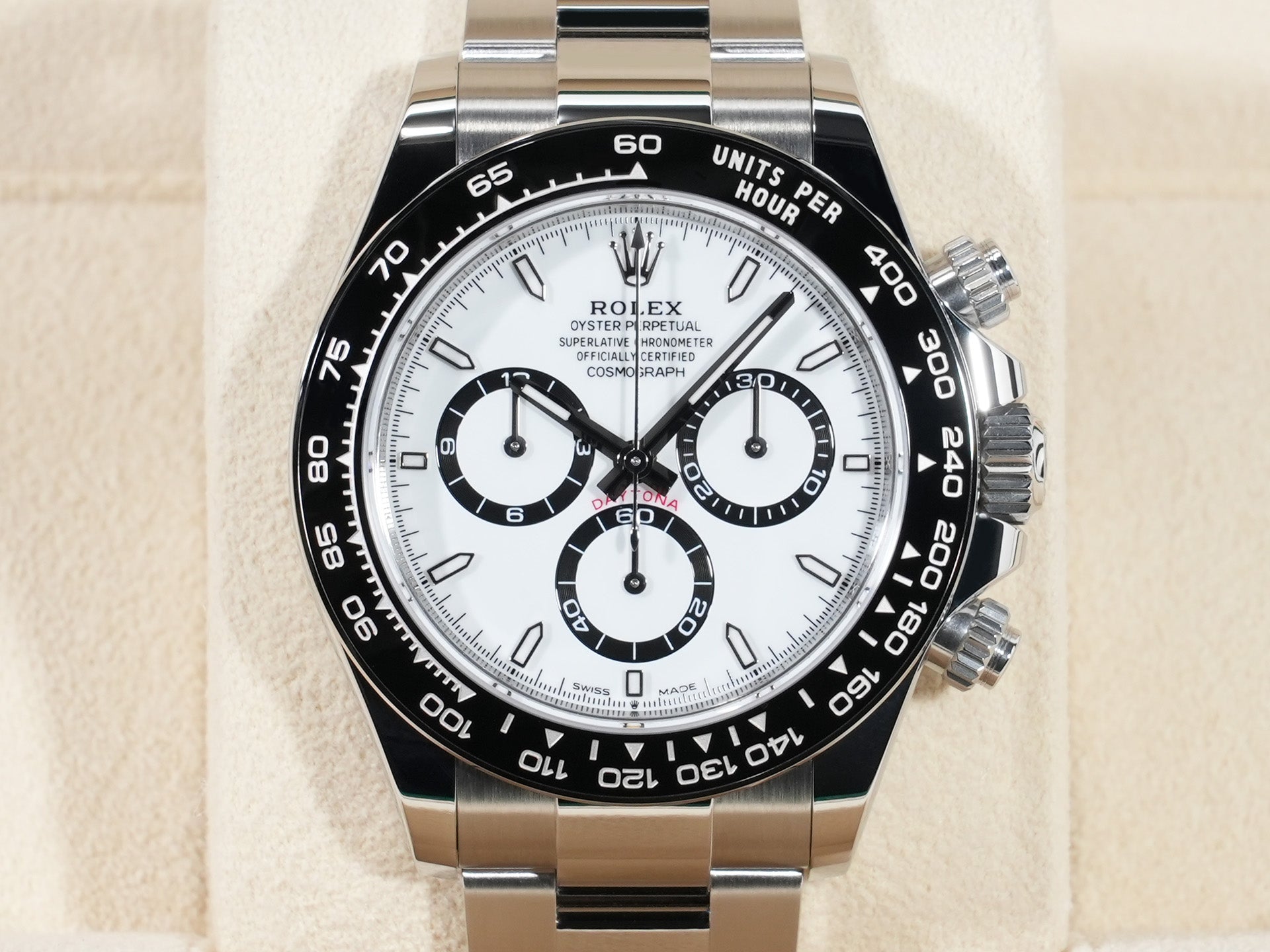 ロレックス デイトナ Ref.126500LN SS ホワイト文字盤 未使用 kssbowzh