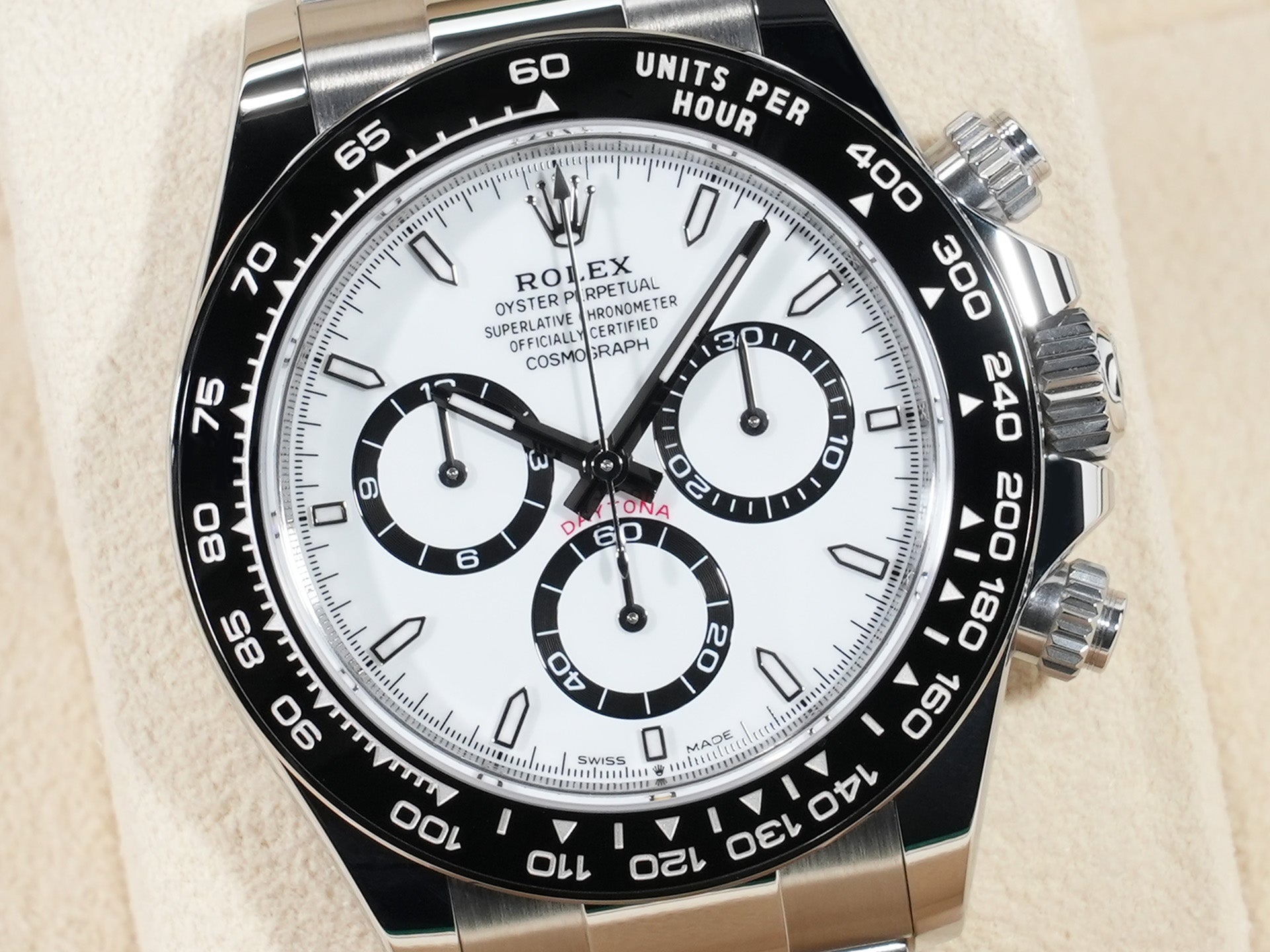 ロレックス デイトナ Ref.126500LN SS ホワイト文字盤 未使用 kssbowzh