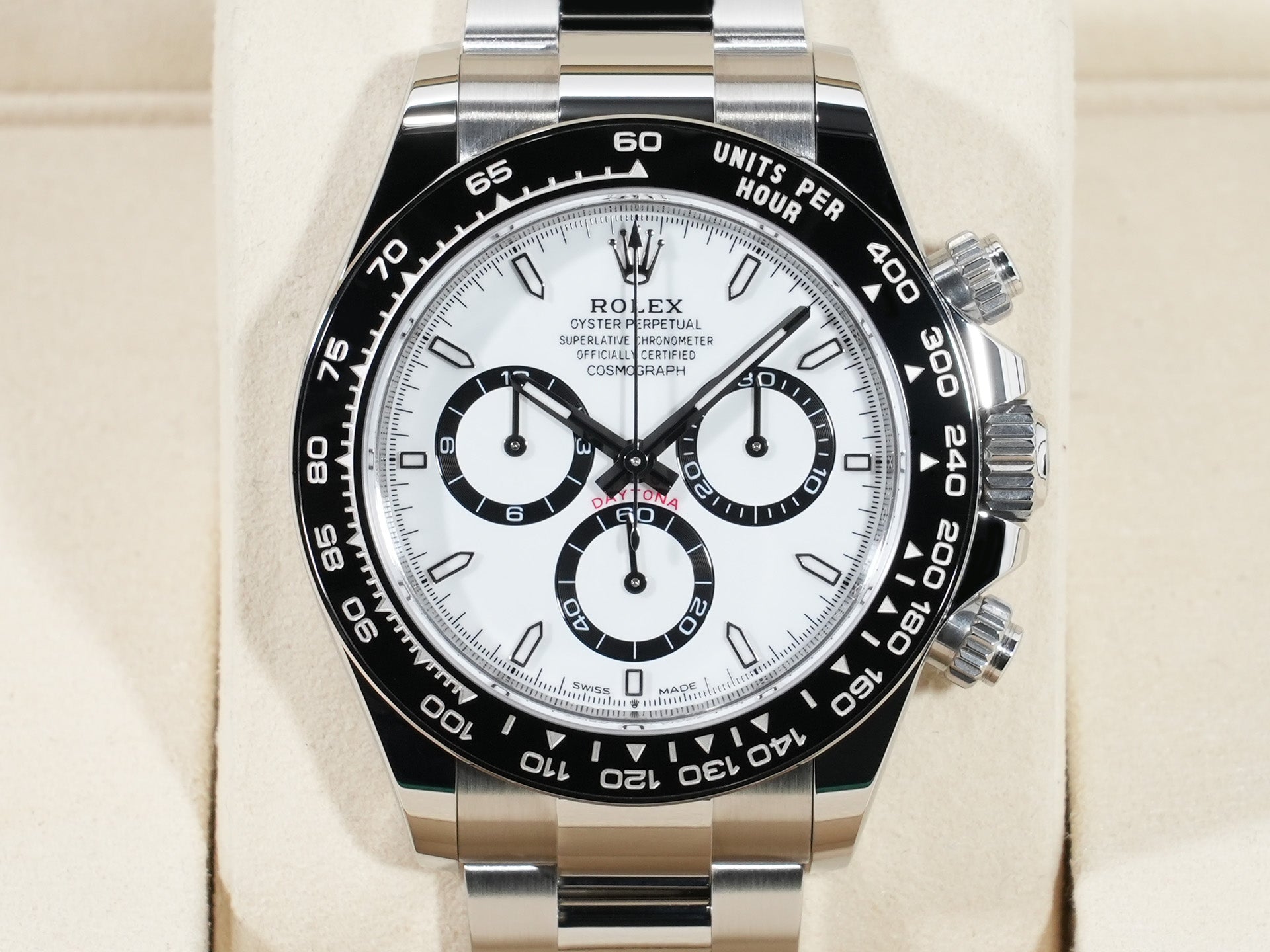 ロレックス デイトナ Ref.126500LN SS ホワイト文字盤 未使用 zeio8n2c