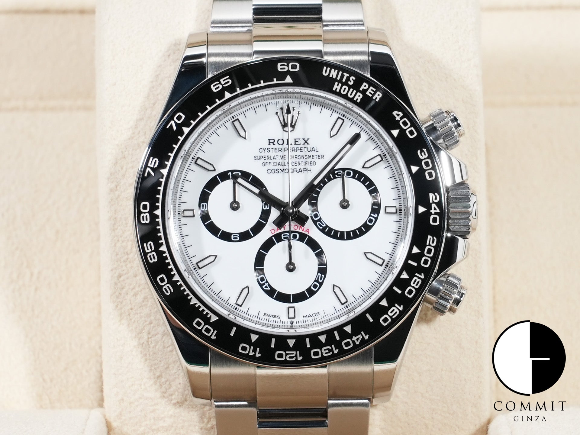 ロレックス デイトナ Ref.126500LN SS ホワイト文字盤 美中古 jbzcuaka
