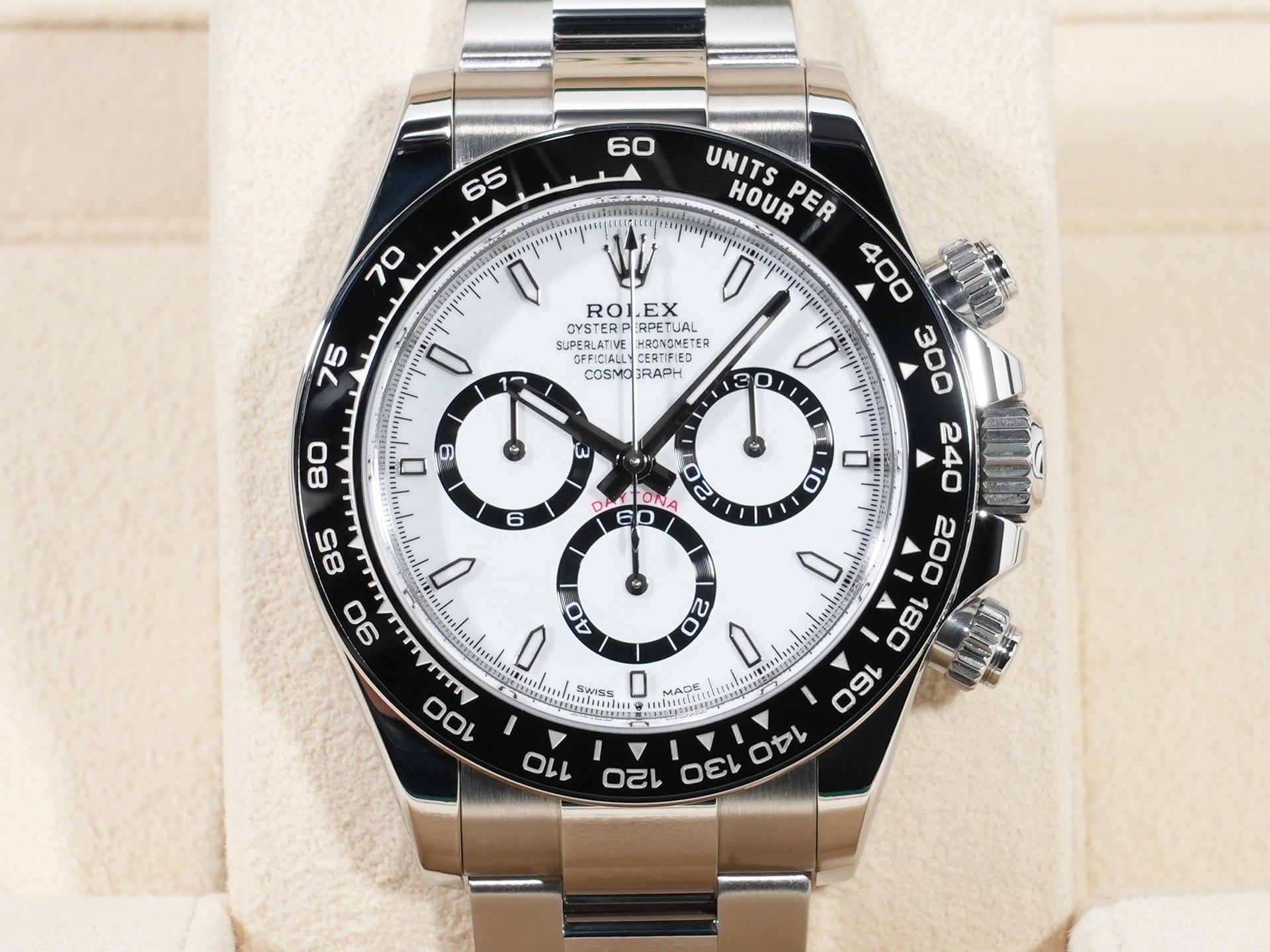 ロレックス デイトナ Ref.126500LN SS ホワイト文字盤 美中古 jbzcuaka