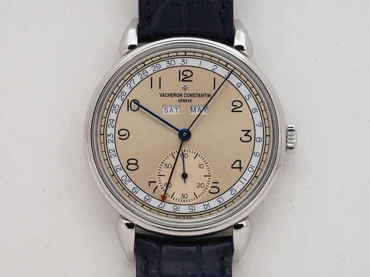 ヴァシュロンコンスタンタン ヒストリーク トリプルカレンダー 1942 Ref.3110V/000A-B426 SS シャンパン文字盤 中古 7kswtd6e