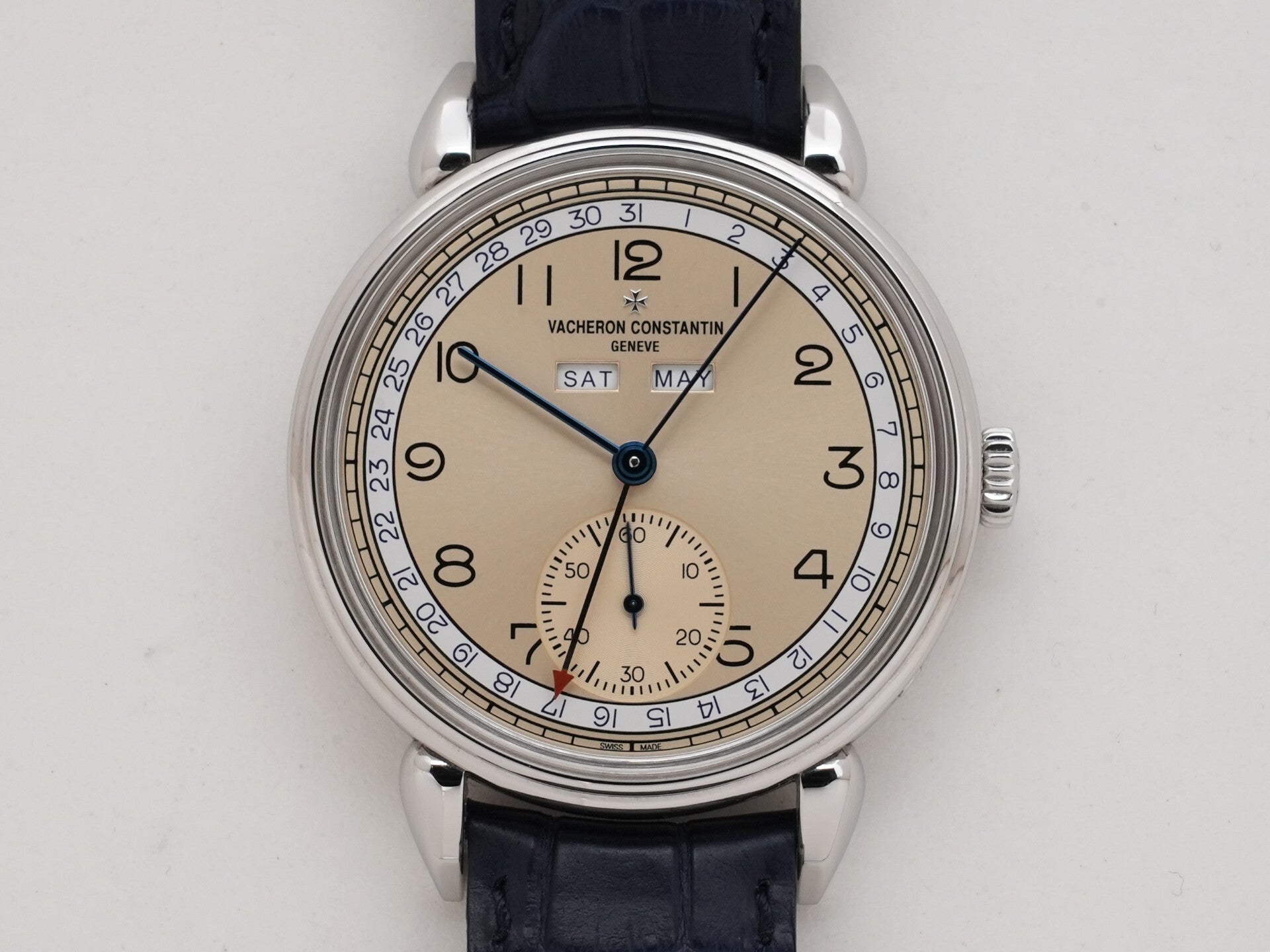 ヴァシュロンコンスタンタン ヒストリーク トリプルカレンダー 1942 Ref.3110V/000A-B426 SS シャンパン文字盤 中古 7kswtd6e