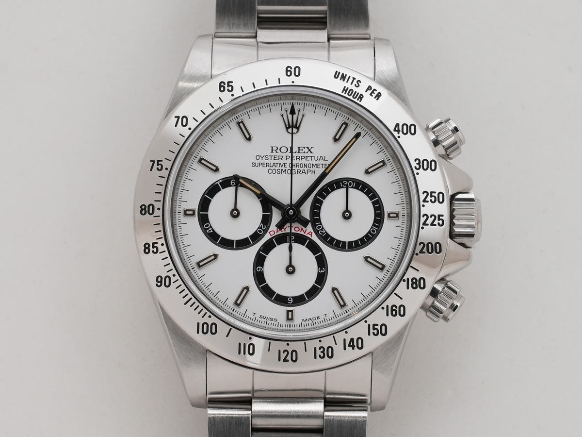 Rolex Daytona El Primero Ref.16520 SS White Dial Used ctwe6opt