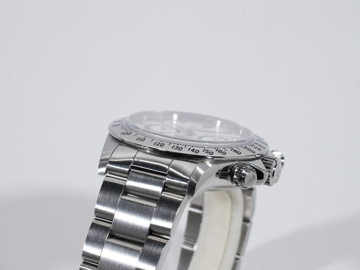 Rolex Daytona El Primero Ref.16520 SS White Dial Used ctwe6opt