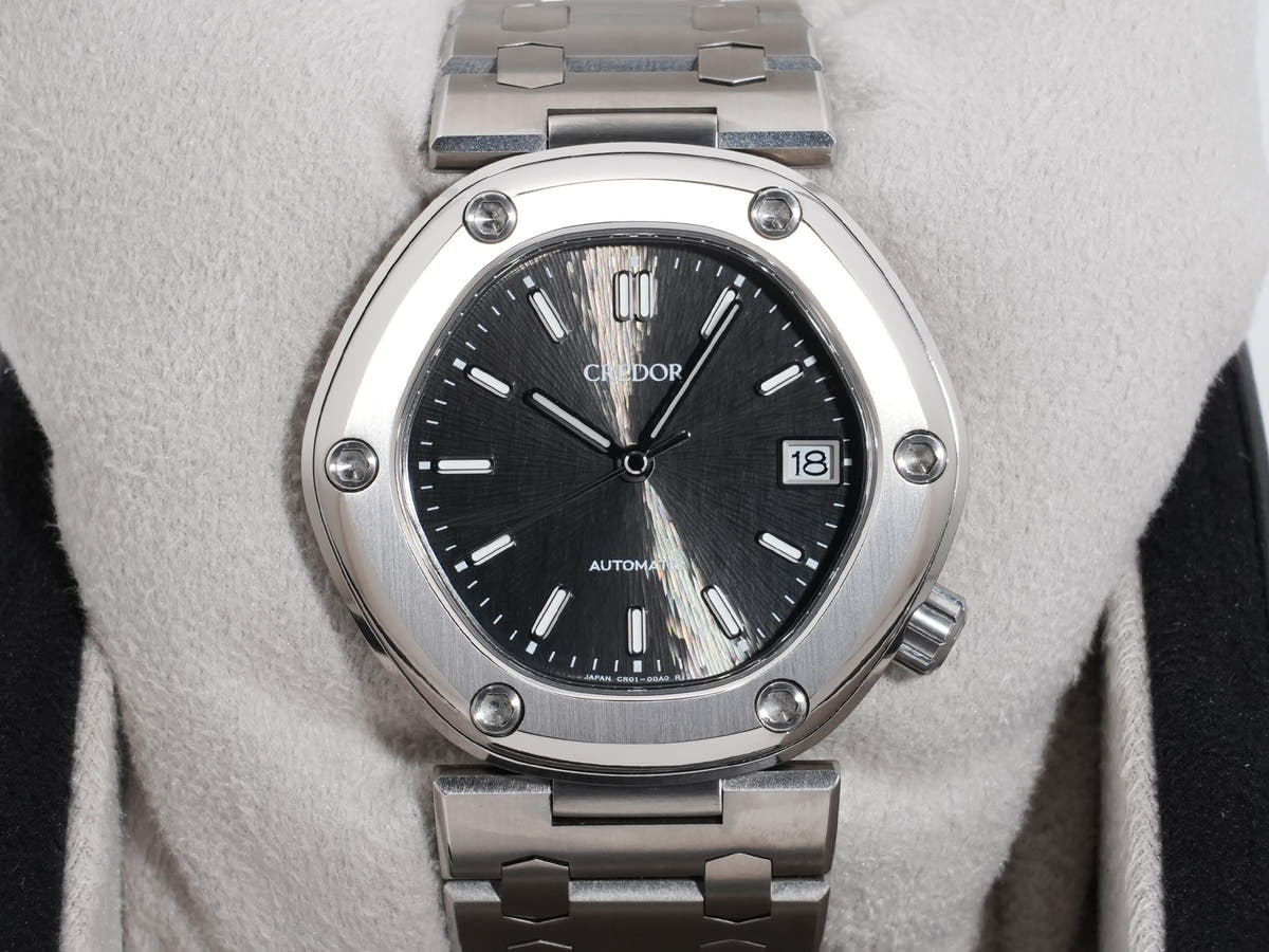 Seiko Credor Locomotive Ref.GCCR999 TI Black Dial Used ewtxrteg