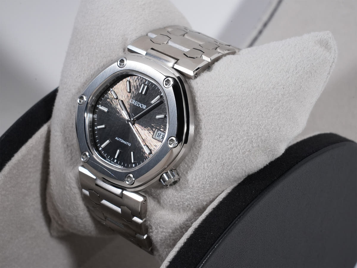 Seiko Credor Locomotive Ref.GCCR999 TI Black Dial Used ewtxrteg