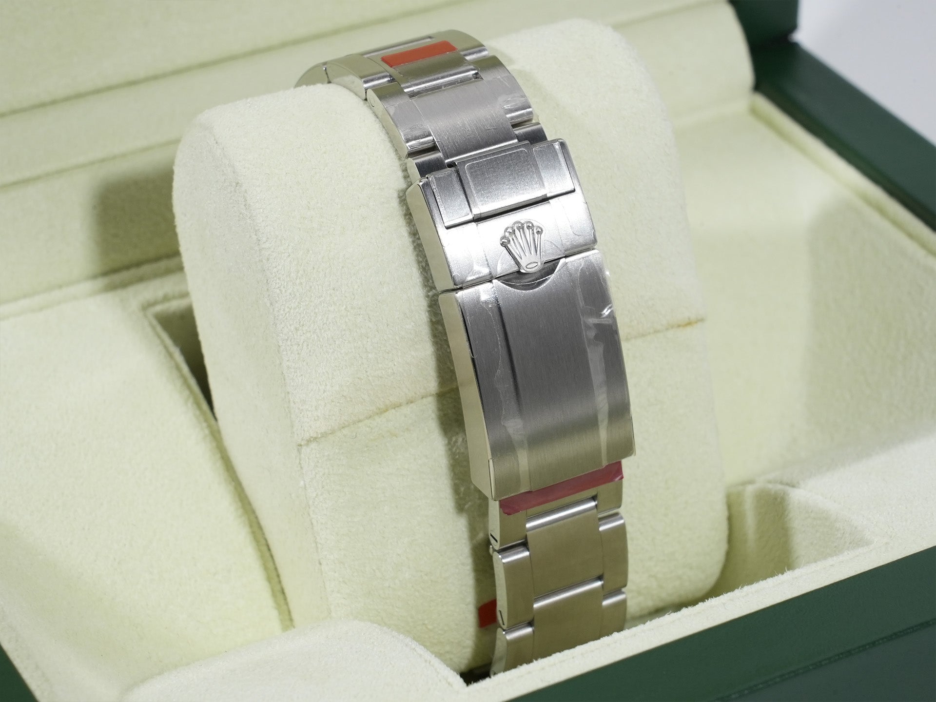 ロレックス エクスプローラーI 鏡面ブラックアウト Ref.214270 SS ブラック文字盤 未使用 wsa8ga5s
