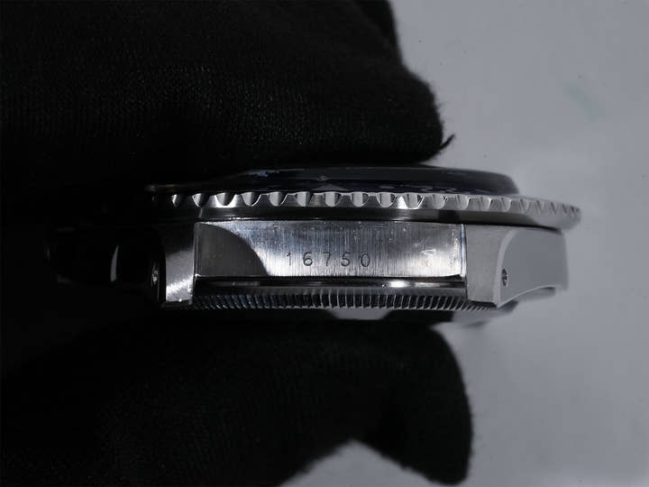 ロレックス GMTマスター Ref.16750 ステンレススチール ブラック文字盤 オイスターブレスレット