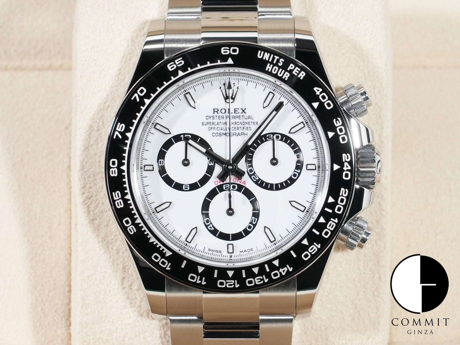 ロレックス デイトナ Ref.126500LN SS ホワイト文字盤 未使用 kk955pkw