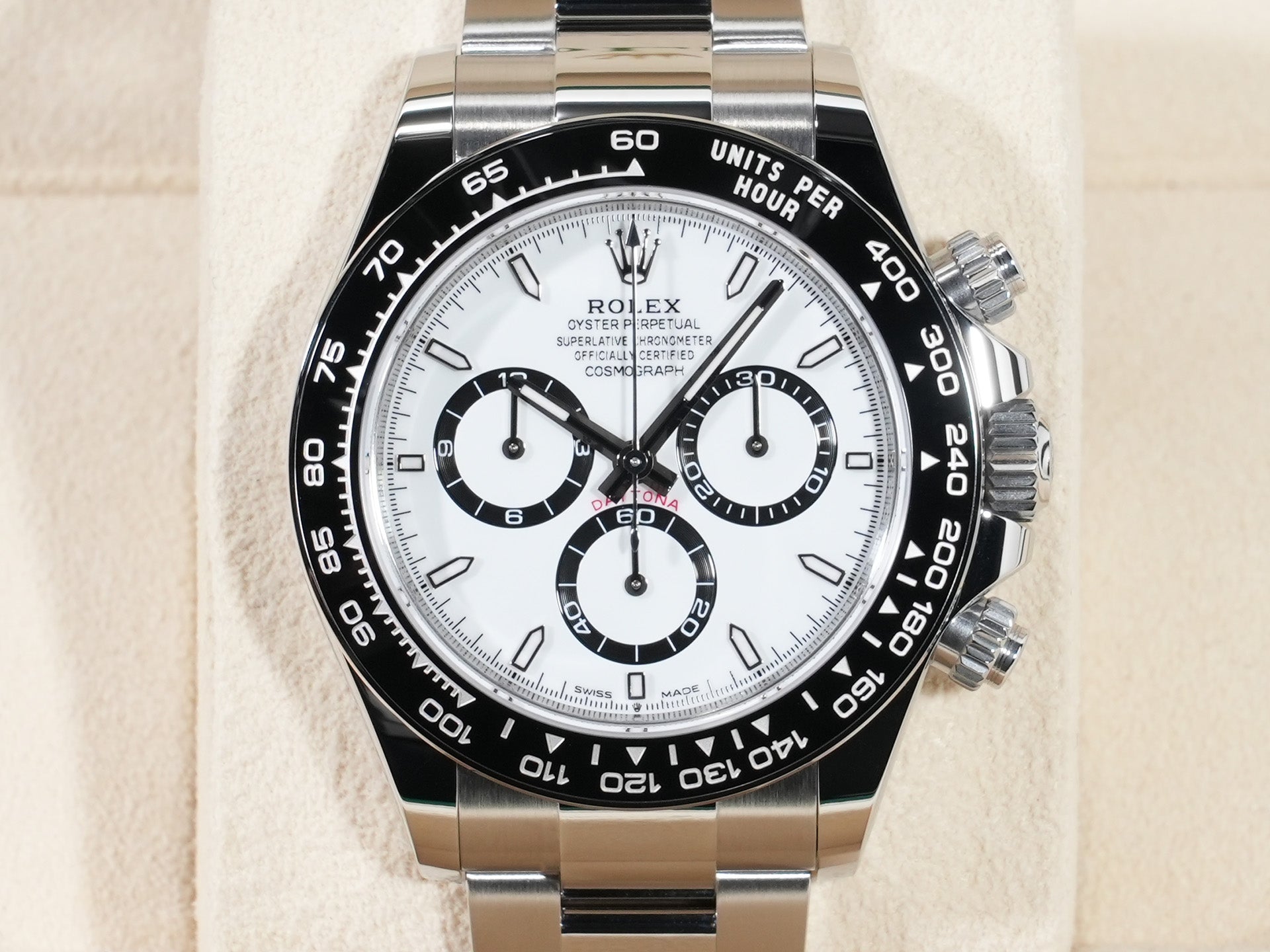 ロレックス デイトナ Ref.126500LN SS ホワイト文字盤 未使用 kk955pkw