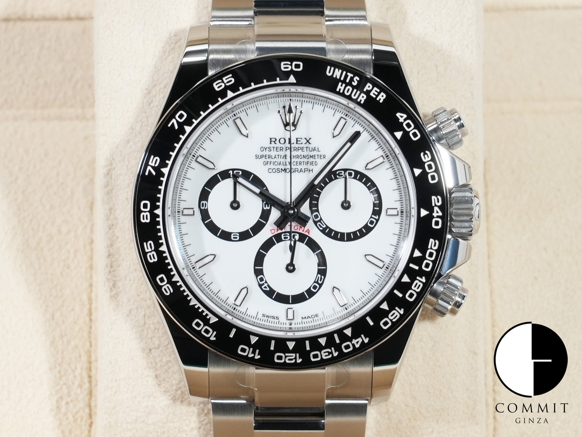 ロレックス デイトナ Ref.126500LN SS ホワイト文字盤 未使用 58amvgzw