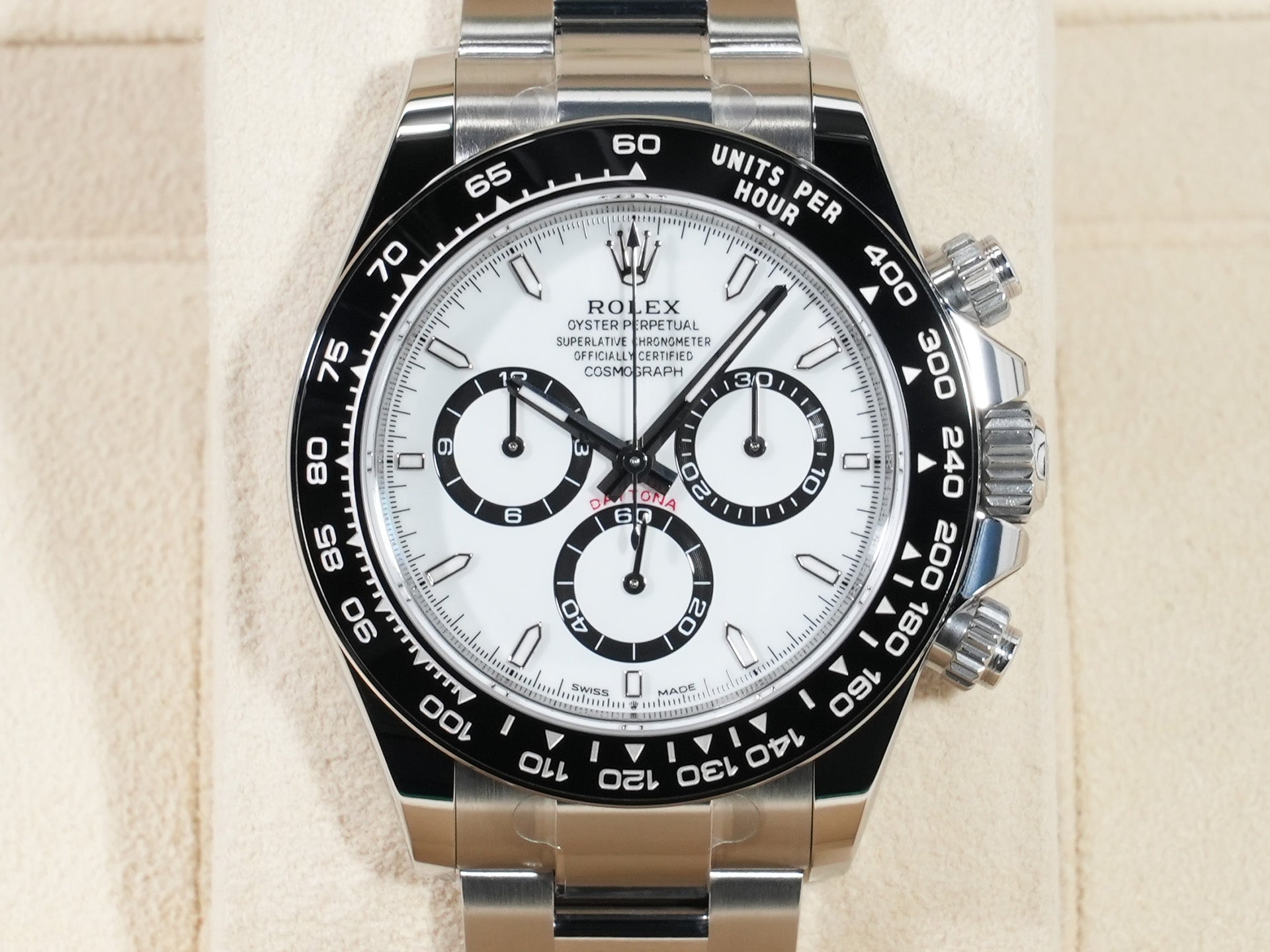 ロレックス デイトナ Ref.126500LN SS ホワイト文字盤 未使用 58amvgzw