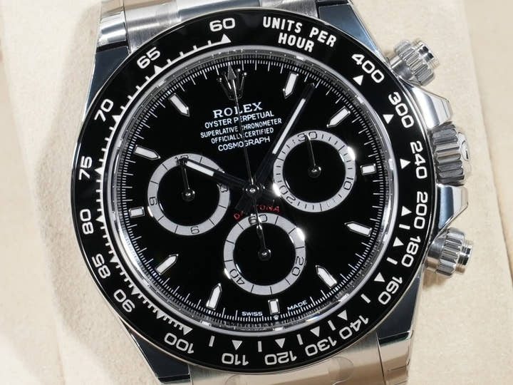 ロレックス デイトナ Ref.126500LN ステンレススチール ブラック文字盤