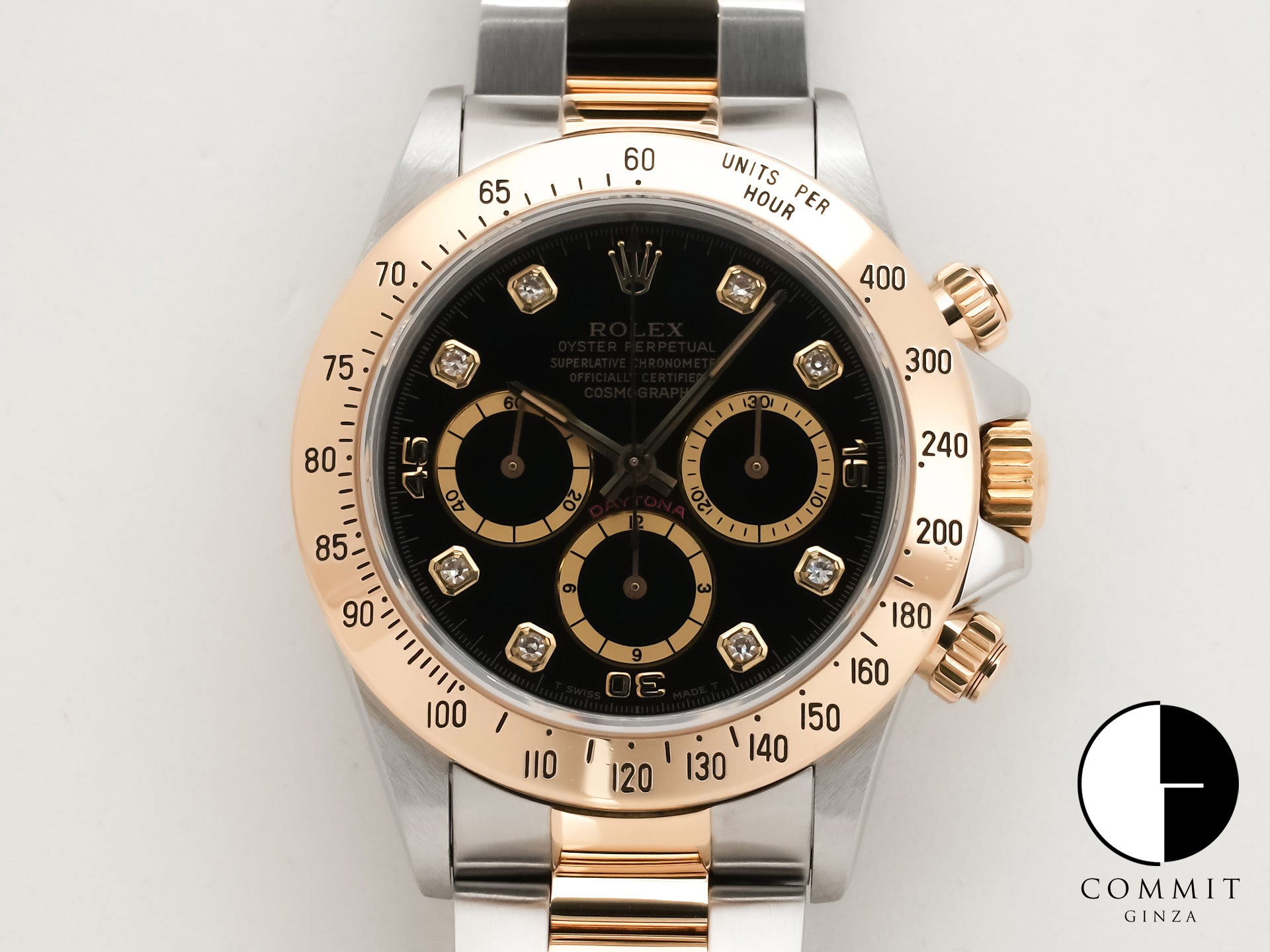 ロレックス デイトナ エルプリメロ Ref.16523G SS/YG ブラック文字盤 美中古 ta6ojksu