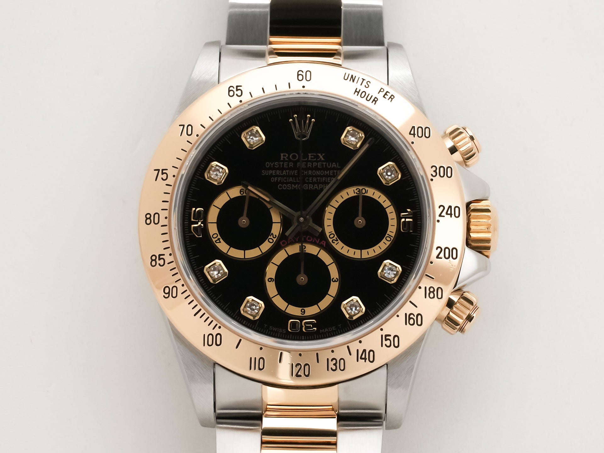 ロレックス デイトナ エルプリメロ Ref.16523G SS/YG ブラック文字盤 美中古 ta6ojksu