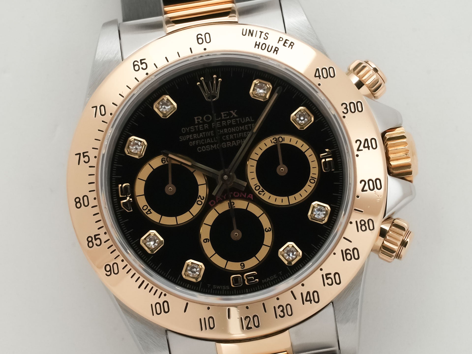 ロレックス デイトナ エルプリメロ Ref.16523G SS/YG ブラック文字盤 美中古 ta6ojksu