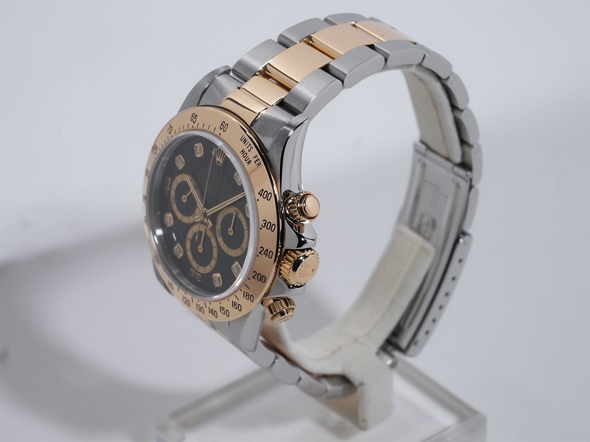 ロレックス デイトナ エルプリメロ Ref.16523G SS/YG ブラック文字盤 美中古 ta6ojksu