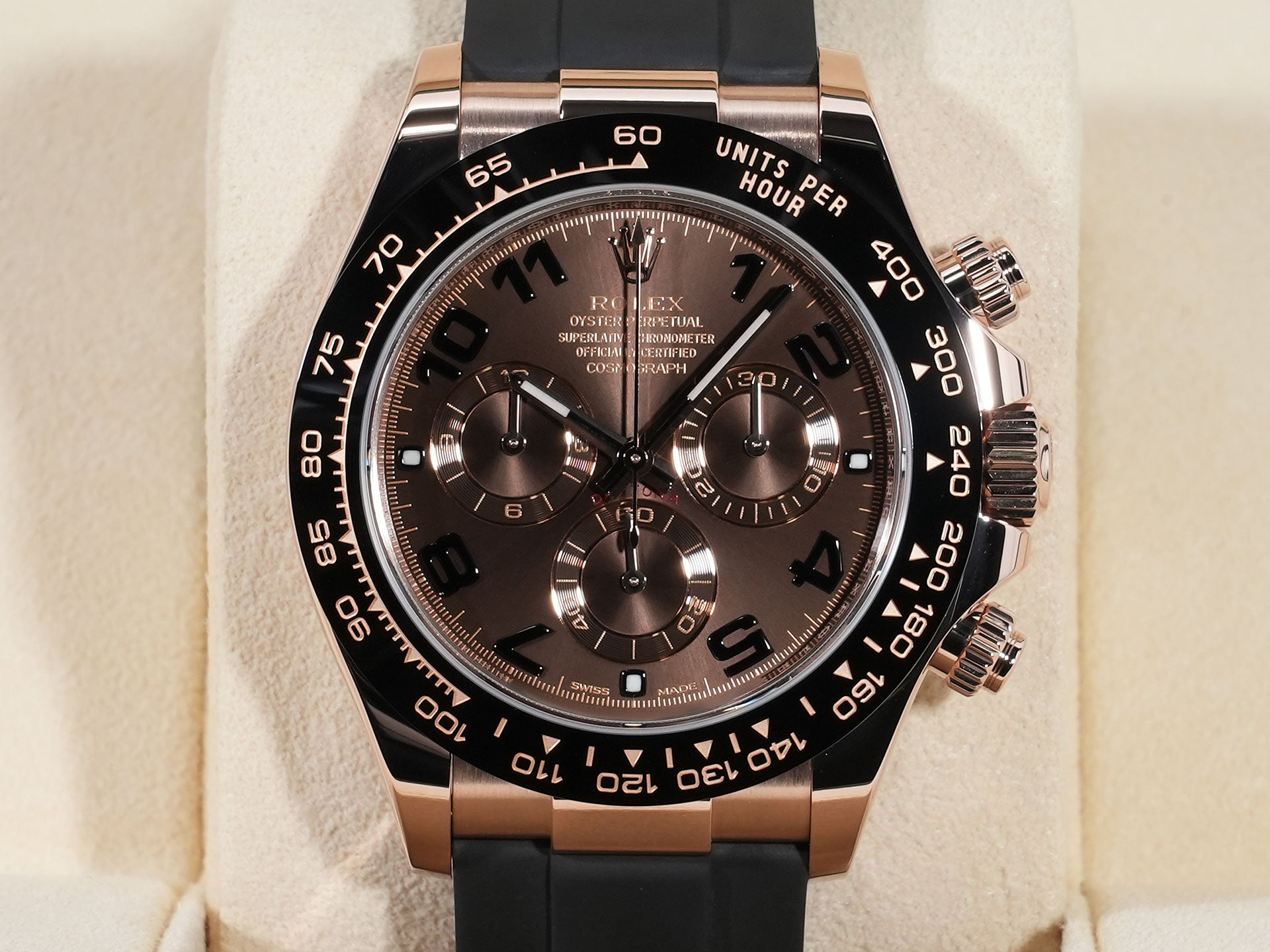 ロレックス デイトナ Ref.116515LN 18KERG チョコレートxアラビア文字盤 美品 wipvznce