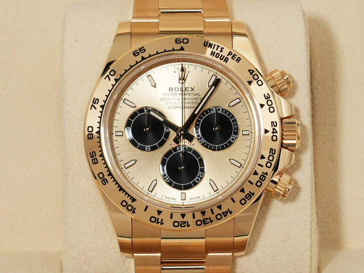 Rolex Daytona Ref.126508 18KYG Golden x Bright Black Dial Good Condition gfransc8