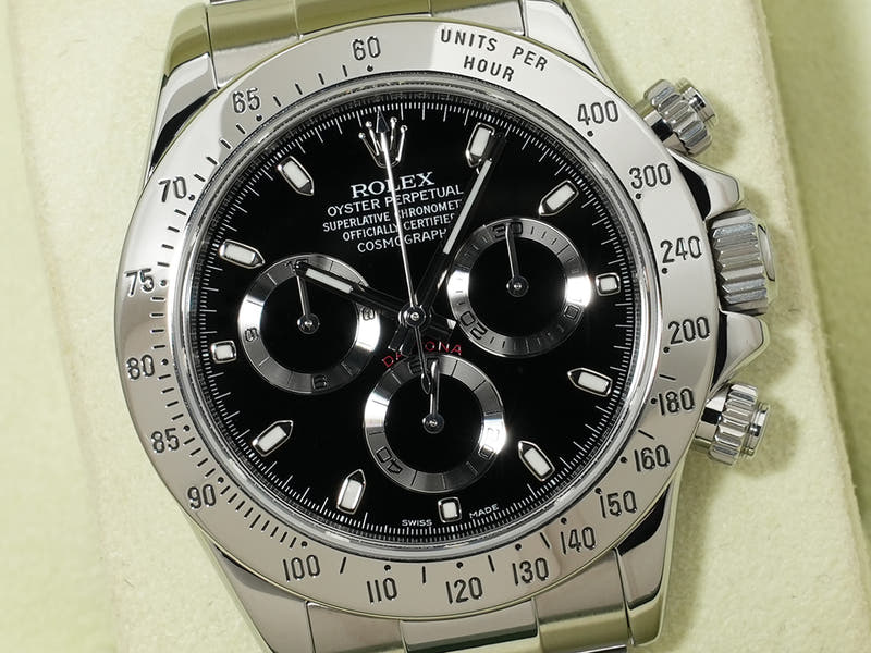 ロレックス デイトナ Ref.116520 SS ブラック文字盤 中古 qzpv9gfu