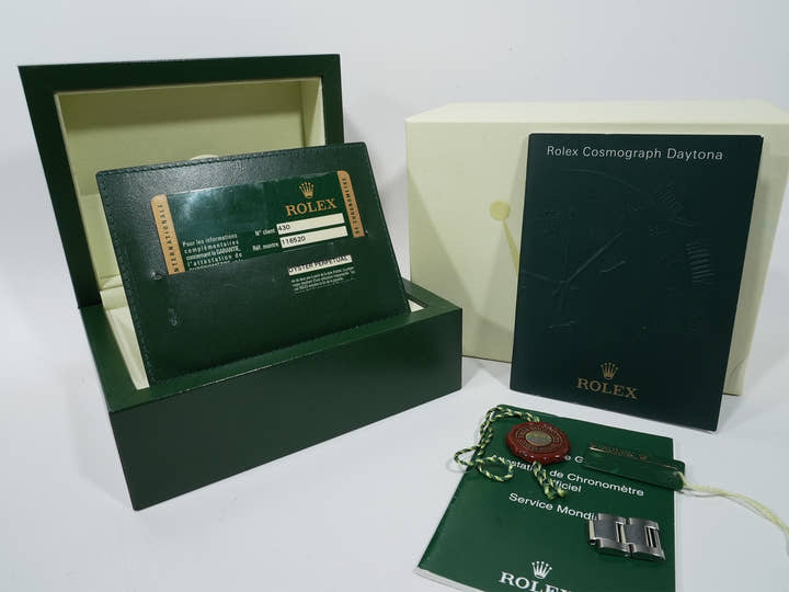 ロレックス デイトナ Ref.116520 ステンレススチール ブラック文字盤