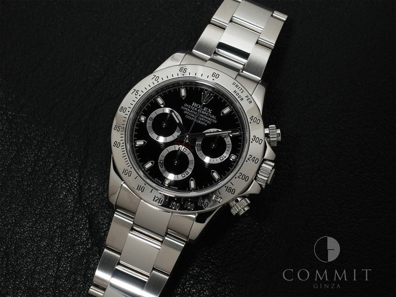 ロレックス デイトナ Ref.116520 SS ブラック文字盤 中古 qzpv9gfu