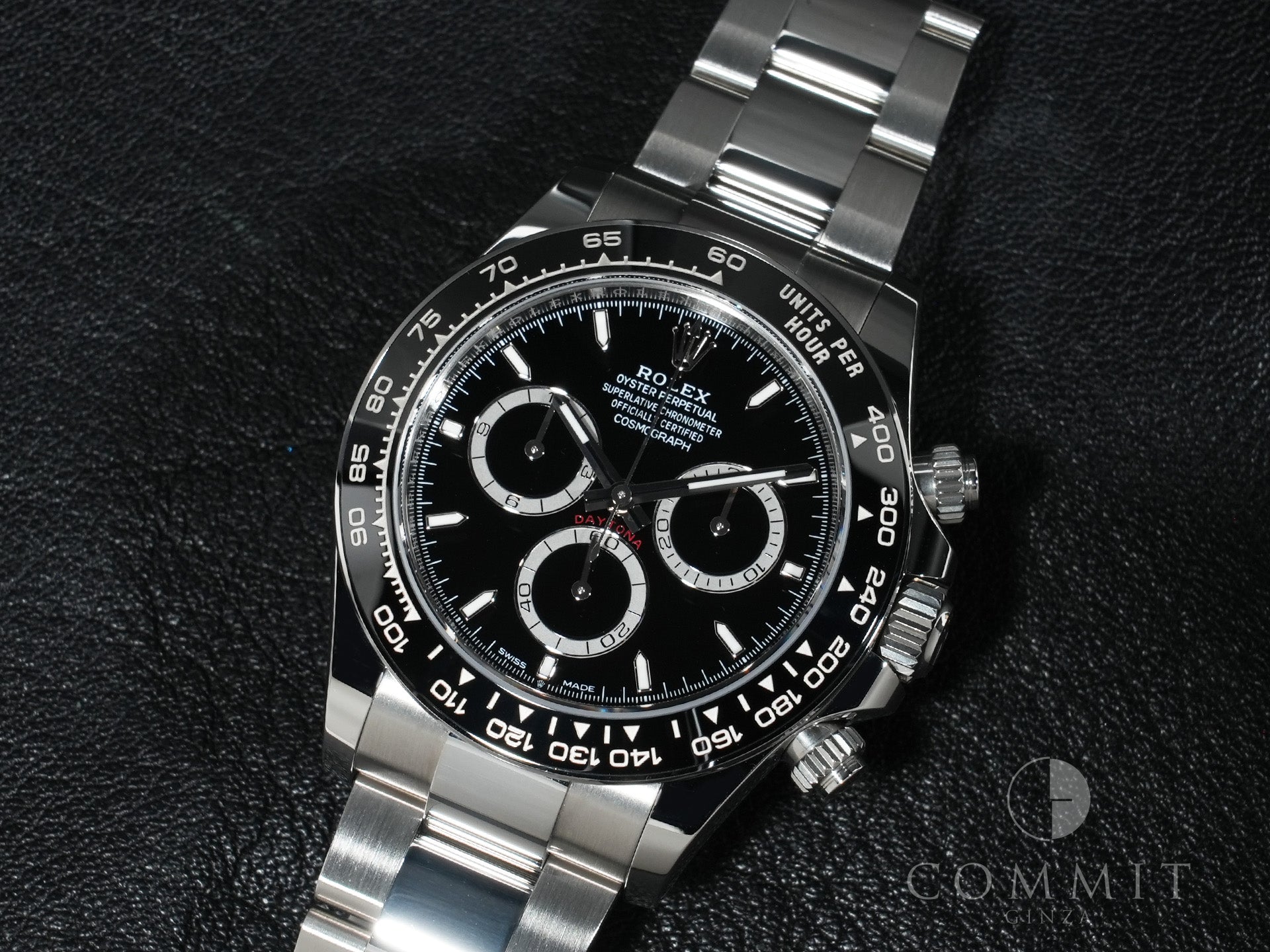 ロレックス デイトナ Ref.126500LN ステンレススチール ブラック文字盤