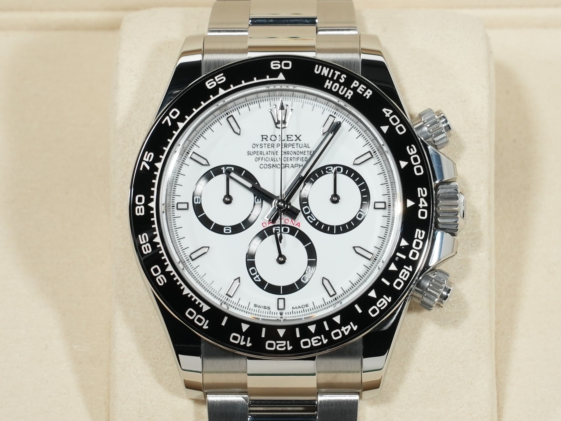 ロレックス デイトナ Ref.126500LN SS ホワイト文字盤 未使用 9ryfu8gx
