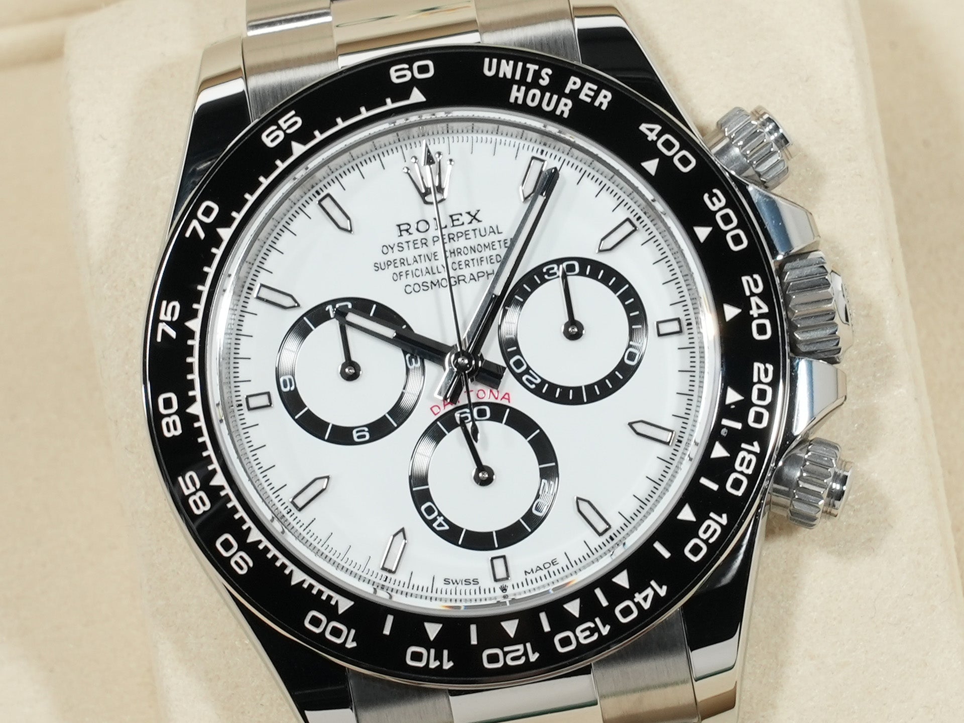 ロレックス デイトナ Ref.126500LN ステンレススチール ホワイト文字盤