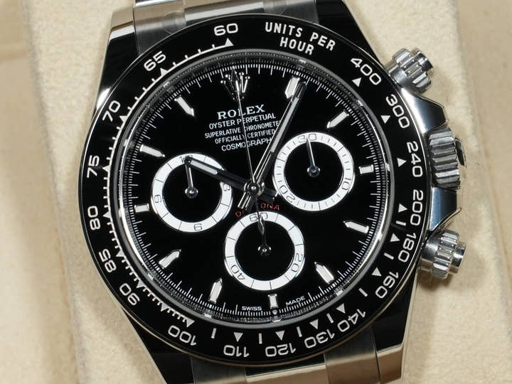 ロレックス デイトナ Ref.126500LN ステンレススチール ブラック文字盤