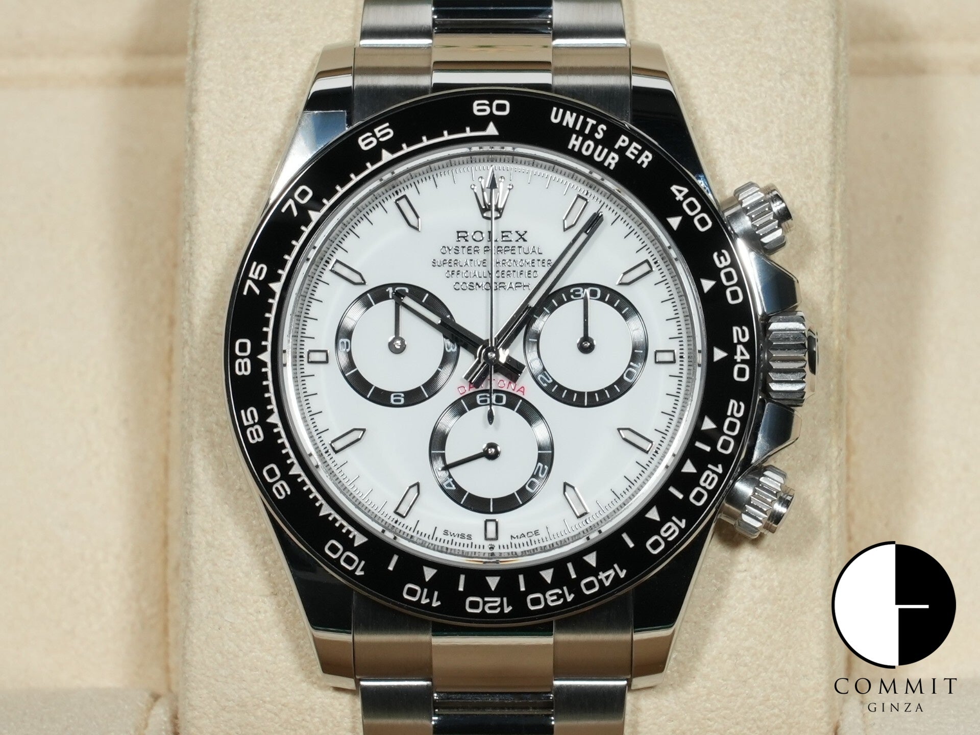 ロレックス デイトナ Ref.126500LN SS ホワイト文字盤 未使用 fyzdu3yg