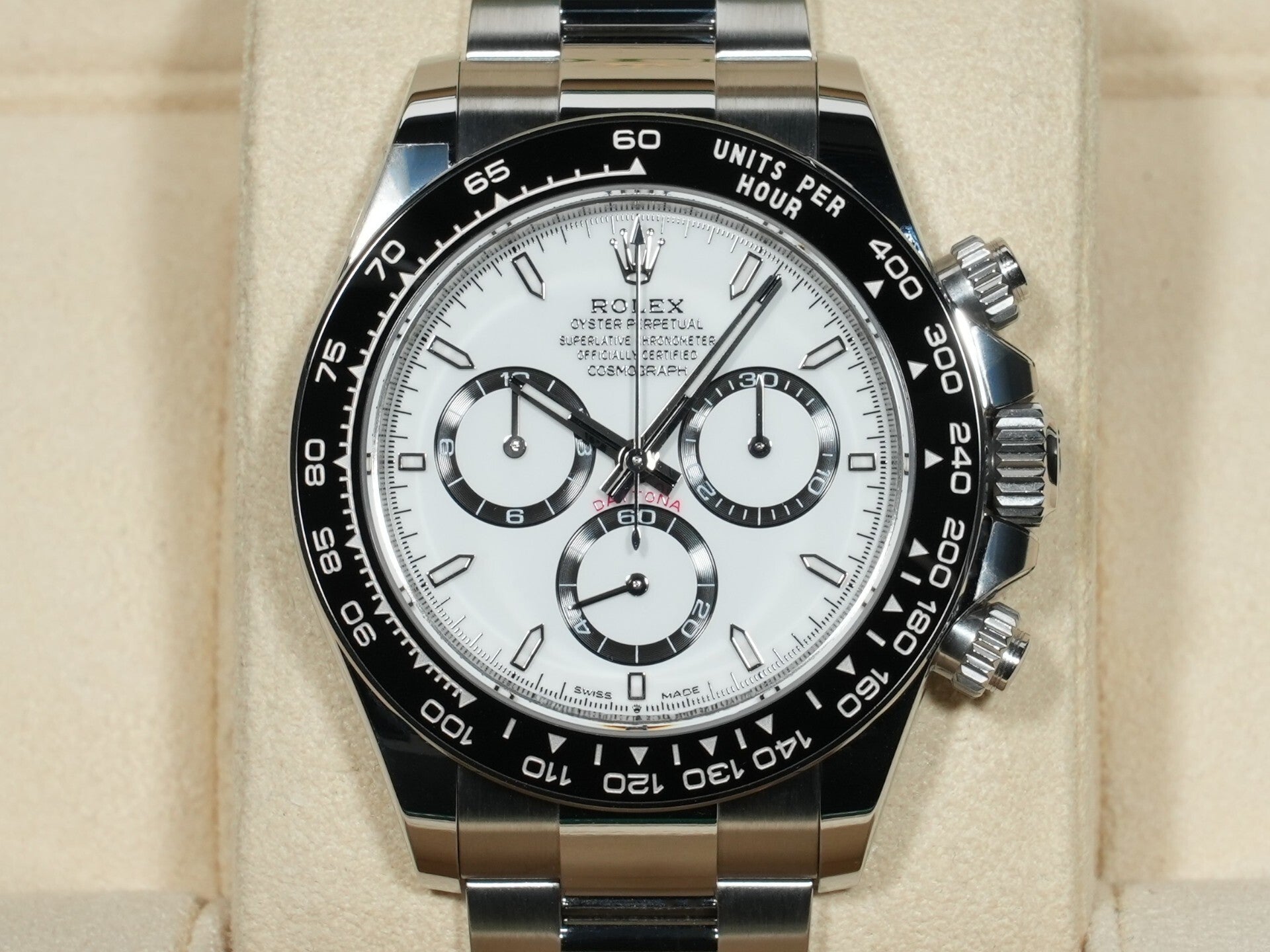 ロレックス デイトナ Ref.126500LN SS ホワイト文字盤 未使用 fyzdu3yg